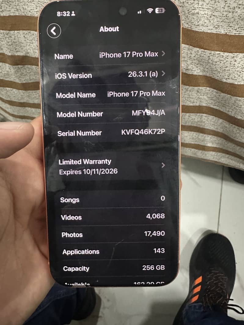 Iphone 17 pro max 5