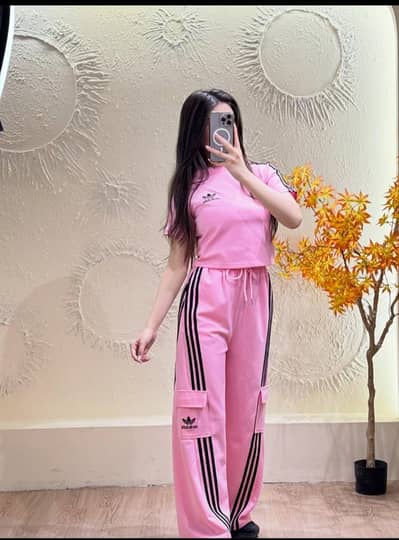 Pink Vibes Cargo Tracksuit 