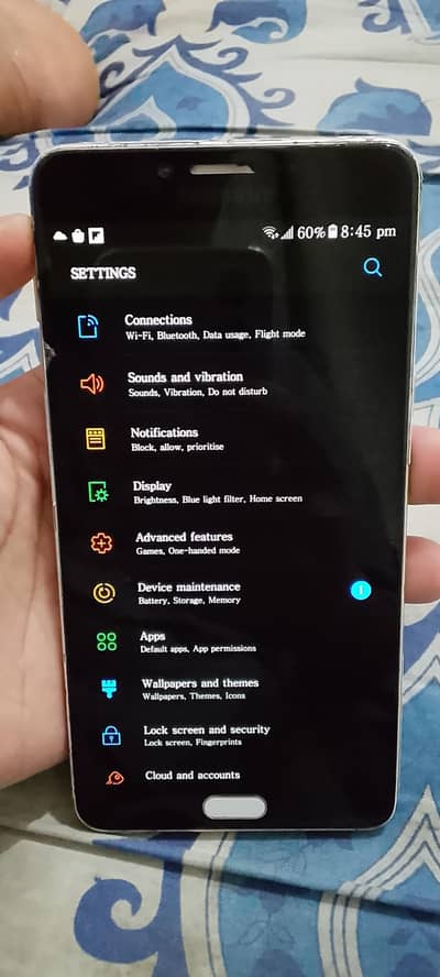 Samsung c9 pro 4/64 best mobile zero issue