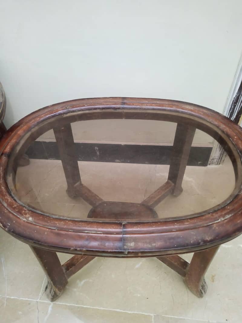 5 seater sofa set and 3 center table 5
