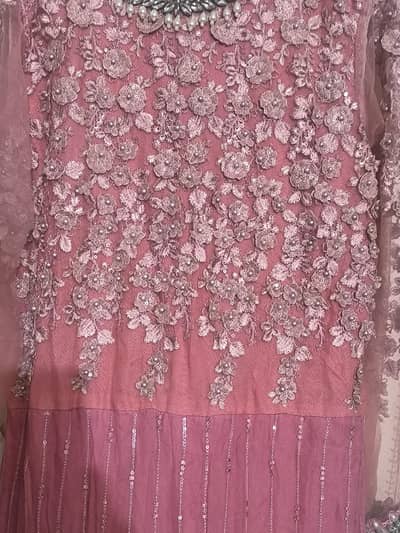 Pink embellished maxy dress