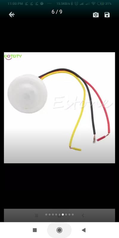 Auto On off solar PIR Senser ceiling light Infrared IR Switch Module
