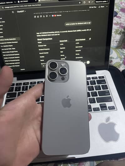 Iphone 15 pro max dual pta approved natural titanium