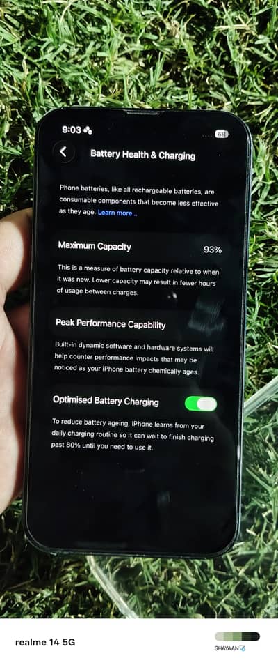 iPhone 13 93% Battery Health