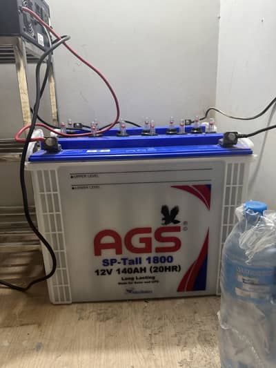 Luminous UPS 1.5kilowatt and two AGS batteries