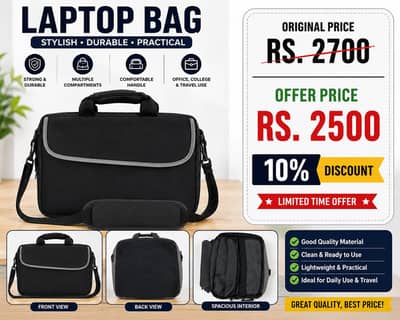 Laptop Bag | Stylish Durable Office Travel
