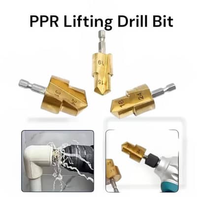 3Pcs Ppr measuring sports Drill, Water Pipe Expansion Drill, #