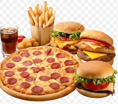 Pizza, Burger, Shawarma, Fries Wala ki zarorat hey