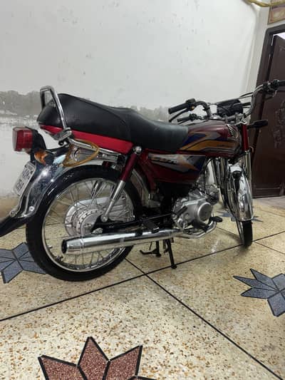 Honda CD 70 2025 model stickers all original condition
