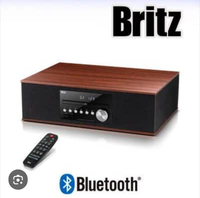 Britz BZ-T7750 Antique Audio Bluetooth Speaker CD Player