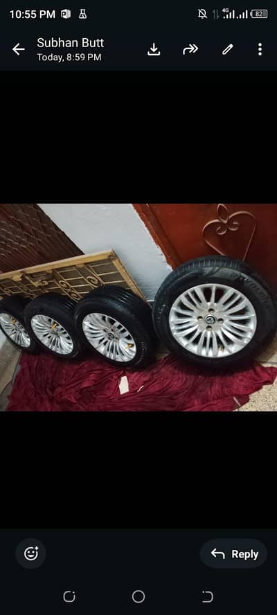 honda city tyre rim 4 rim tyre 03164253609
