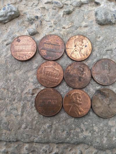 Old Coins Of US, Australia, Gambia and Bahrain