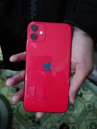 iphone 11 non pta 64 gb red color+ charger