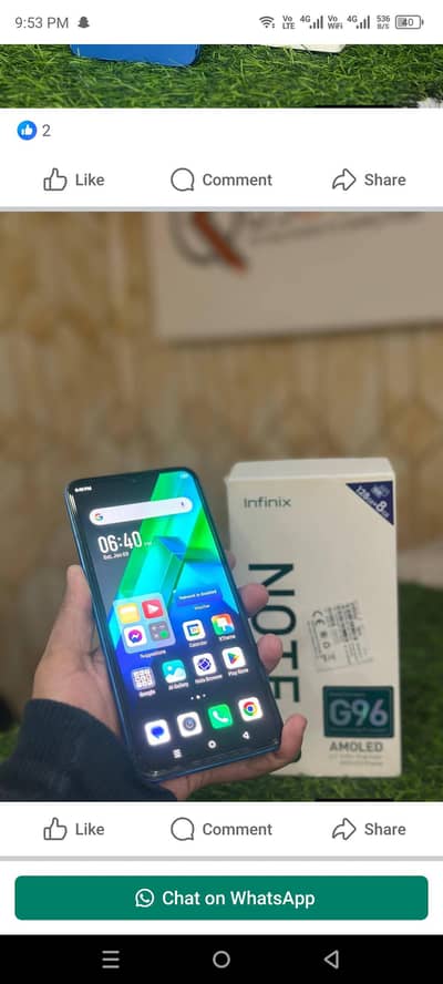 Infinix note 12 8/128