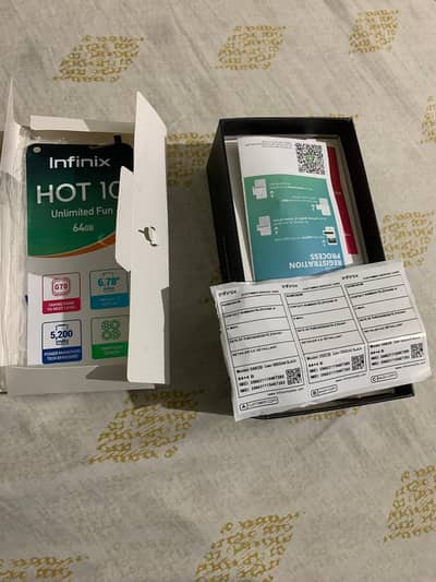 INFINIX HOT 10 TORALY ORIGINAL LIKE A NEW WITH BOX