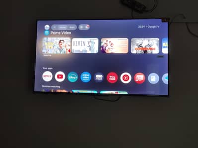 TCL 43" T6C QLED 4K Smart TV - 10/10 Condition (Just 2 Months Used)