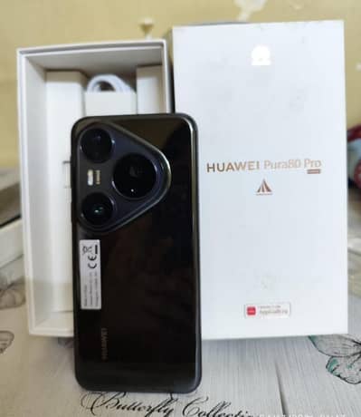 Huawei pura 80 pro 512 GB complete box non pta