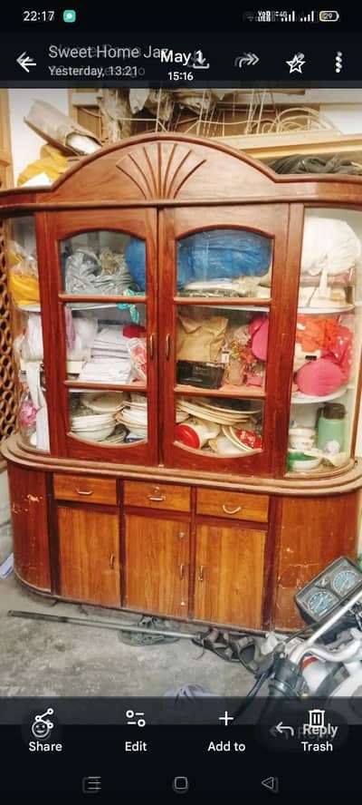 show case and Safe Almire of wood