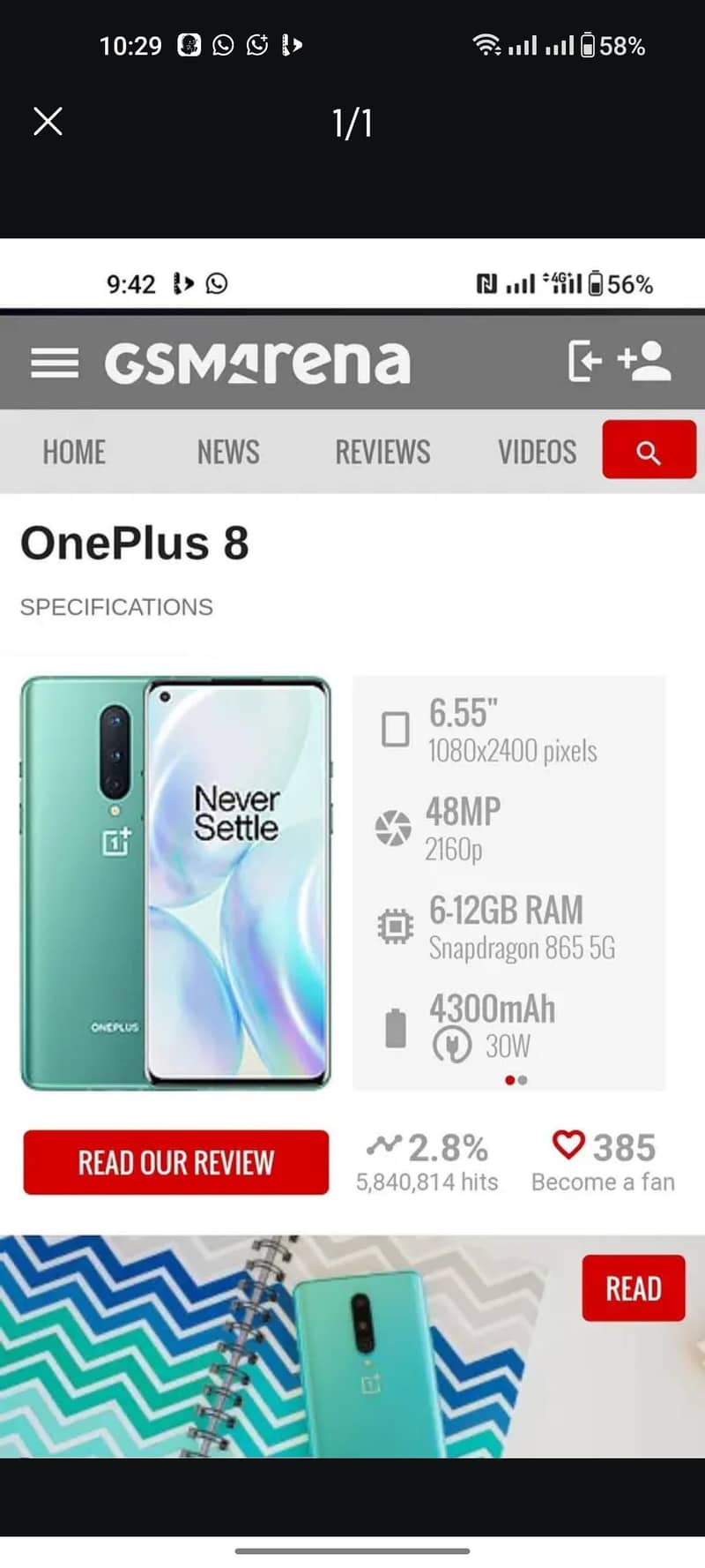 One plus 8 0