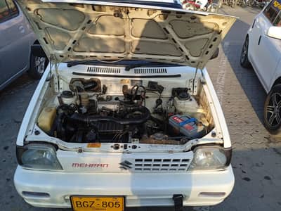 white Suzuki mehran vx converted to vxr in excellent condition