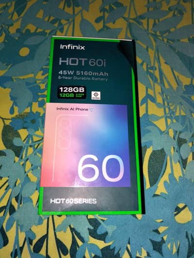 Infinix hot 60i 6gb 128gb 10 month warranty available