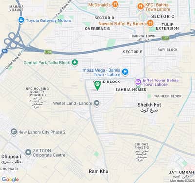 5 Marla Open Form Possession Plot Available For Sale in Tauheed Block Bahria Town Lahore