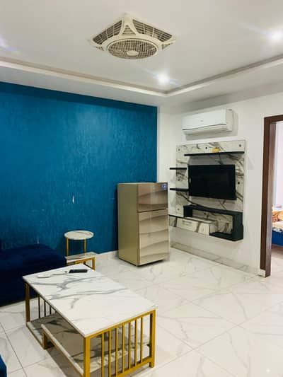 One Bed Fully Furnished Luxury Apartment Available For Rent in Chambeli Block Bahria Town Lahore