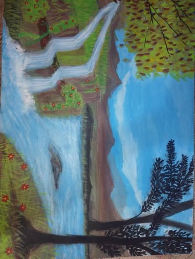 Handmade nature/landscape artwork