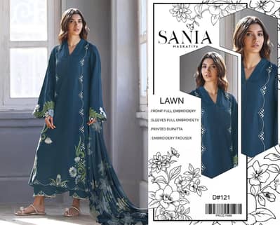 beautiful unstitched 3 pc suit