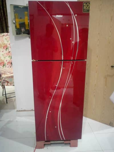 Haier Fridge Medium size for sale Glass Door original Gas