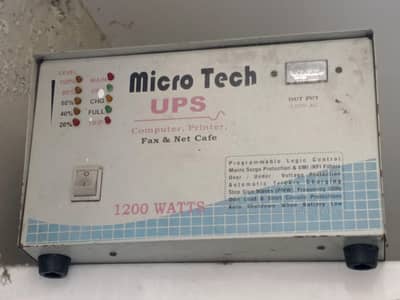 micro tech UPS and AGS Battery SP 210  UPS for sale. genuine condition.