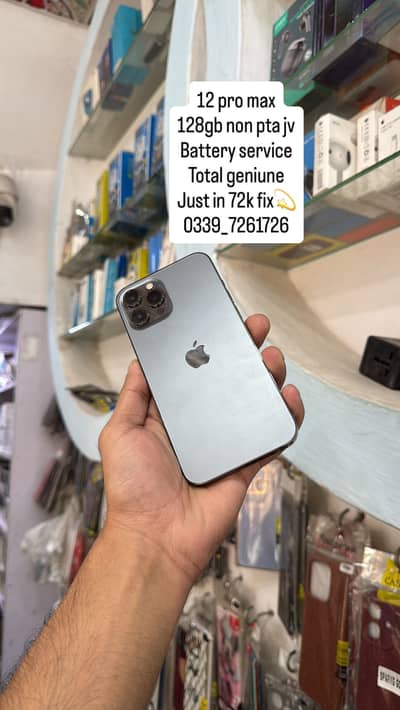 Iphone 12 pro max non pta jv total geniune