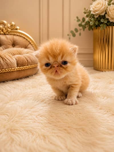 Peke Face High Quality Male Kitten Available For Sale