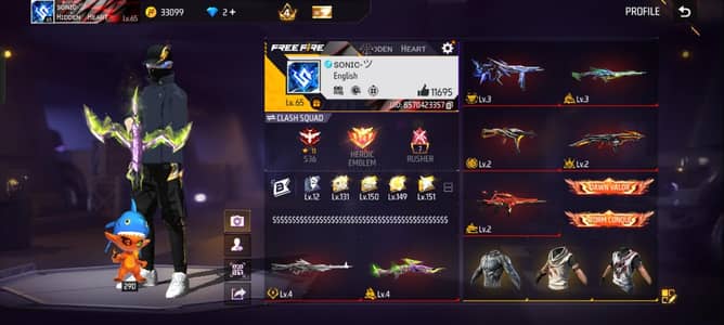 free fire id sell