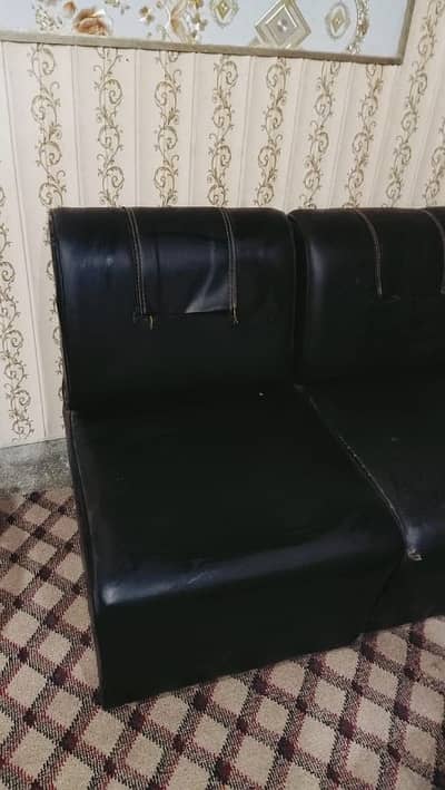 leather office sofa