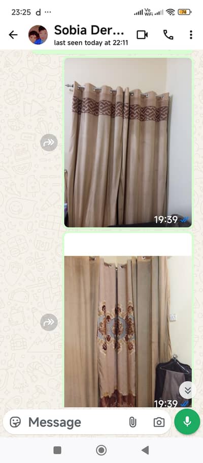 Curtain. Skin valavat faincy