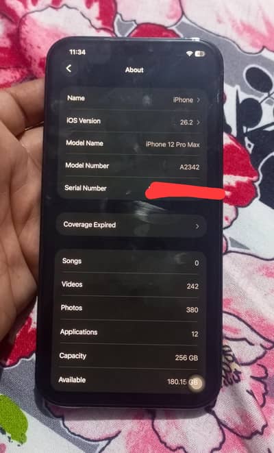 iphone 12 pro max just buy and use brand new condition