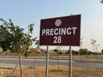 125 Sq Yd Plot For Sale Precinct-28, Bahria Town Karachi Close to Main Jinnah Avenue & Dancing Fountain | All Amenities Nearby | 10 Min Drive from Main Gate.