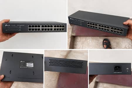 TP-Link 24 Port Gigabit Network Switch – Working Condition