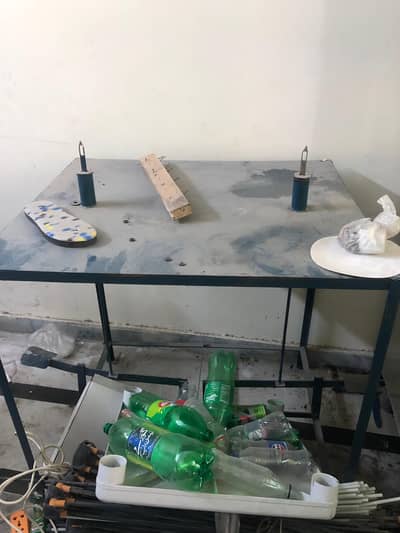 Rubber slipper making machine