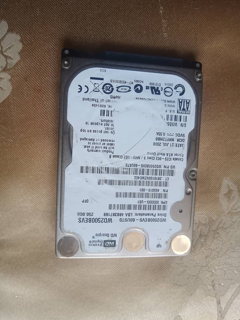 Laptop harddisk 2