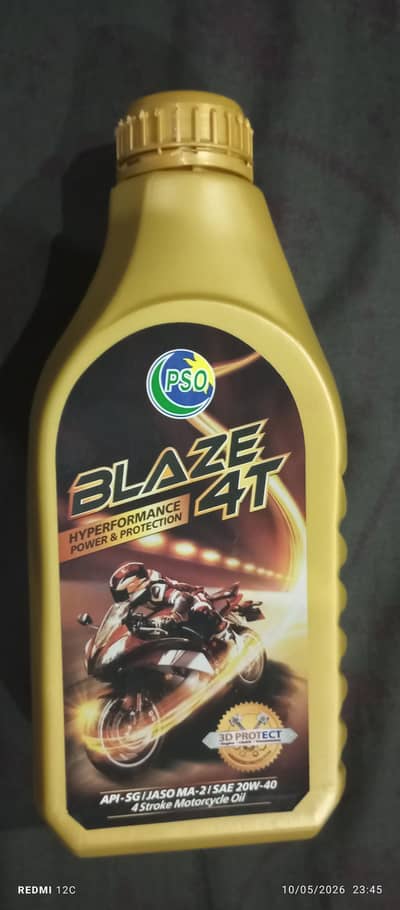 PSO Blaze 20W-40 1Litre Oil