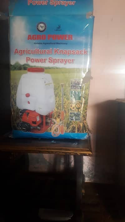 I have agricultural knapsack power sprayer!
