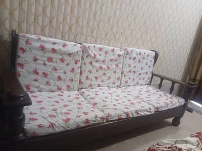 1 old style pure wood sofa for sale