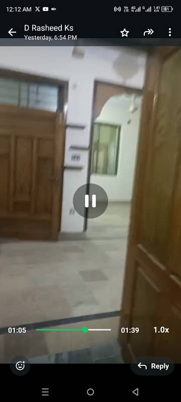 4 Marla first floor available for rent