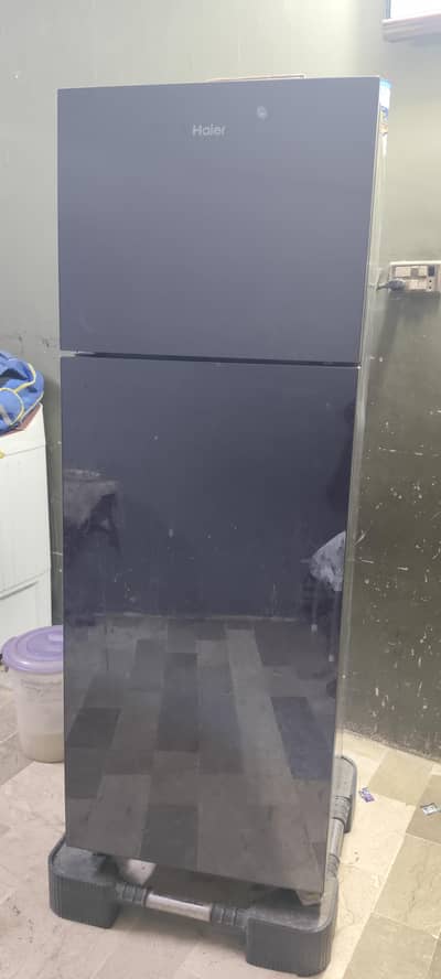 hair fridge glass door