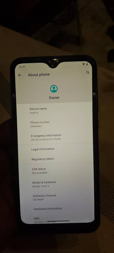 moto e