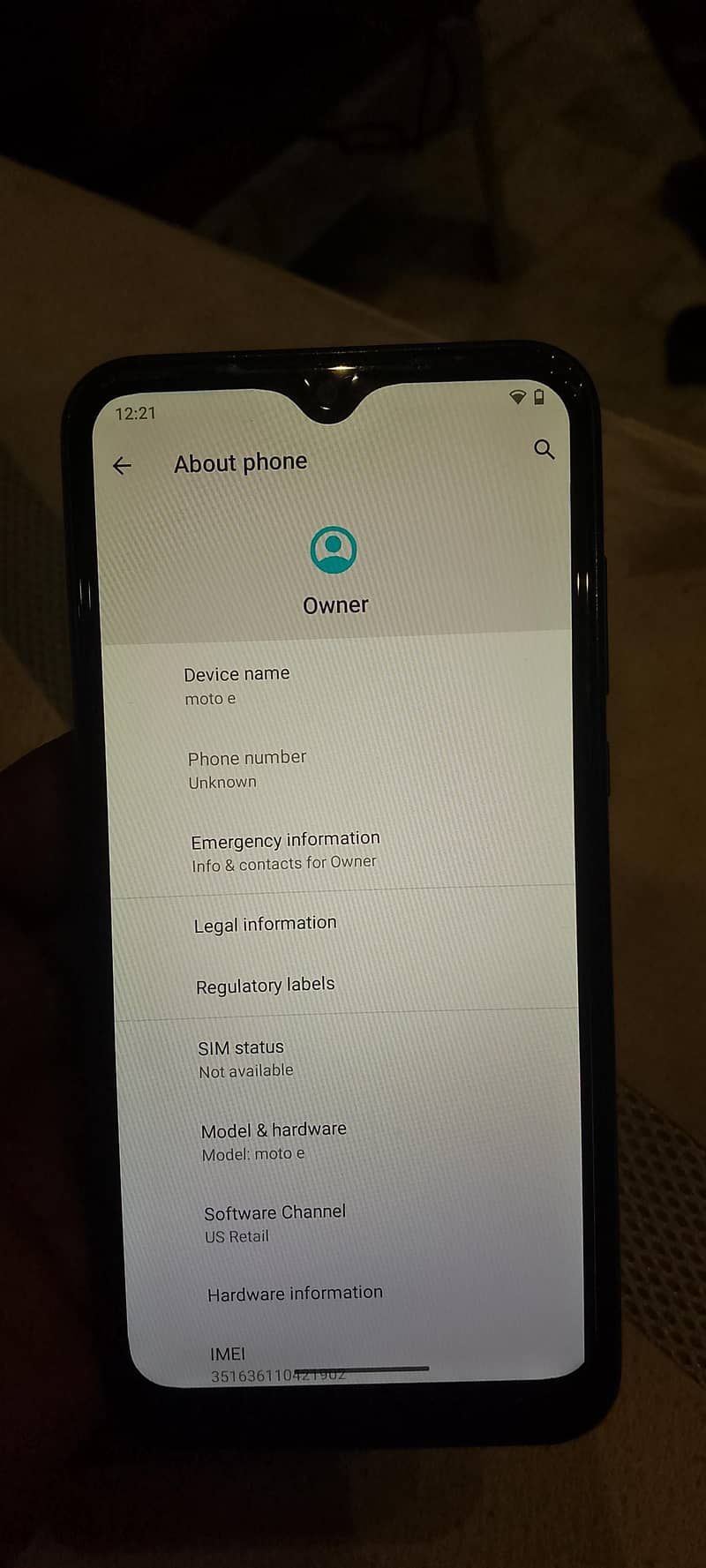 moto e 0