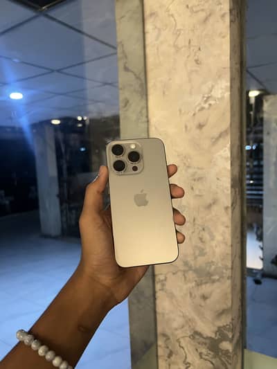 Iphone 15 pro 128gb PTA Approved exchnage possible 0342/7849/614