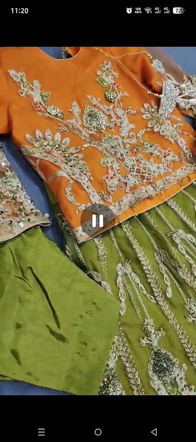 bridal mehndi suit